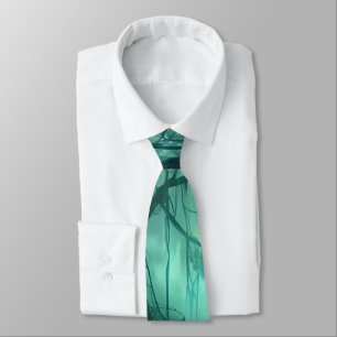 Creepy Green Swamp  Tie