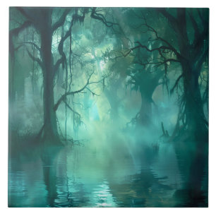 Creepy Green Swamp Tile