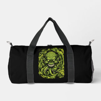 Creepy Green Tentacle Monster Duffel Bag
