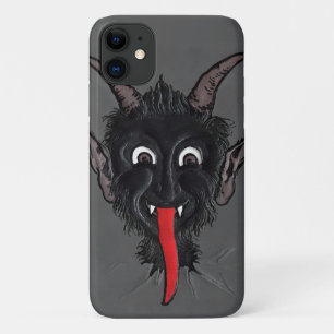 Creepy Grey Devil iPhone 11 Case
