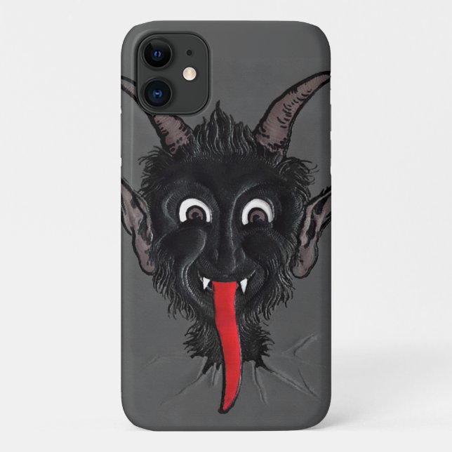 Creepy Grey Devil Case-Mate iPhone Case (Back)
