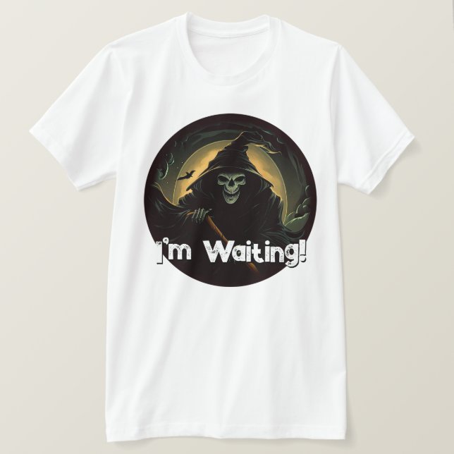 Creepy Grim Reaper  T-Shirt (Design Front)