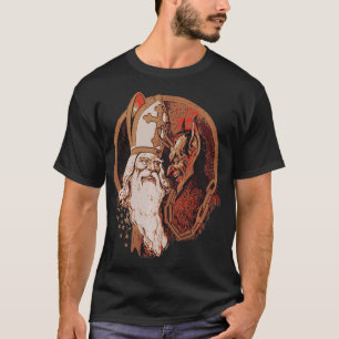 Creepy Gruss Vom Krampus Demon Christmas Devil Kra T-Shirt