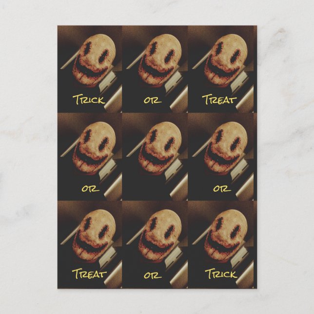 Creepy Guy Halloween Party Invitations (Front)