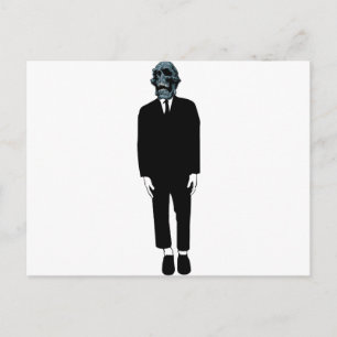 Creepy Guy Postcard