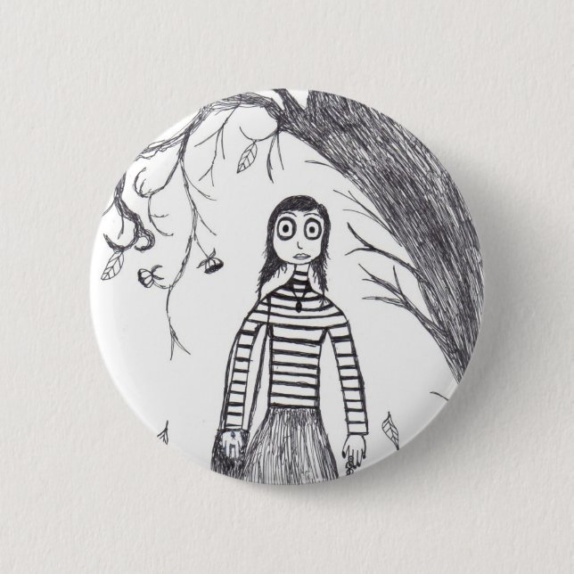 Creepy Halloween 6 Cm Round Badge (Front)