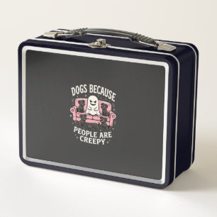 Creepy Halloween Dogs Because People Are Creepy Metal Lunch Box