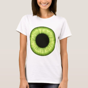 Creepy Halloween Green Eye T-Shirt