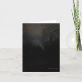 Creepy Hallowe'en greeting card