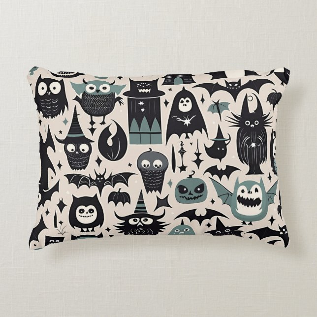 Creepy Halloween Night  Decorative Cushion (Front)