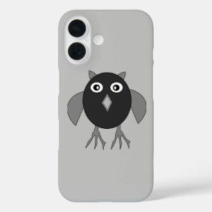 Creepy Halloween Owl iPhone 16 Case