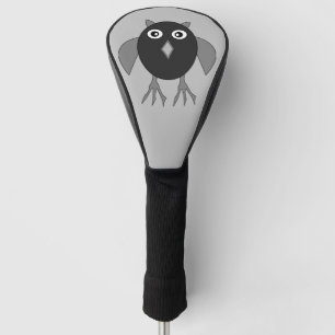 Creepy Halloween Owl Golf Driver Cover