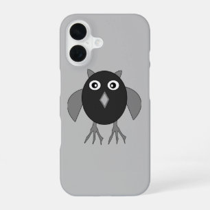 Creepy Halloween Owl iPhone 16 Case