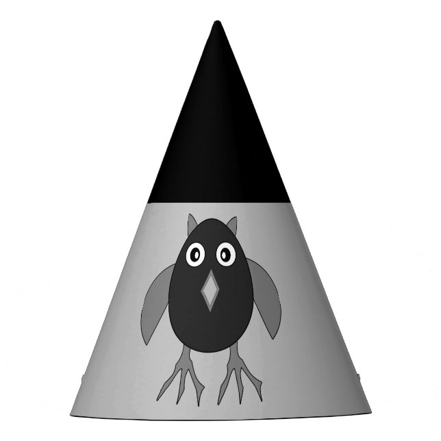 Creepy Halloween Owl Party Hat (Front)
