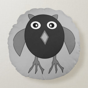 Creepy Halloween Owl Pillow