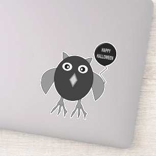 Creepy Halloween Party Owl Shaped