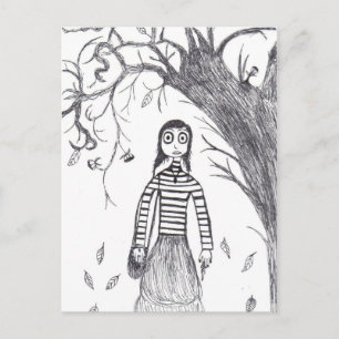 Creepy Halloween Postcard