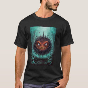 Creepy Halloween Spiked Fish Spooky Product T-Shirt