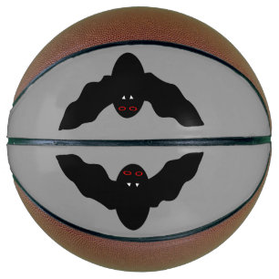 Creepy Halloween Vampire Bat Basketballs