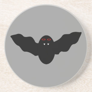 Creepy Halloween Vampire Bat Coasters