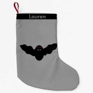 Creepy Halloween Vampire Bat Custom Stocking