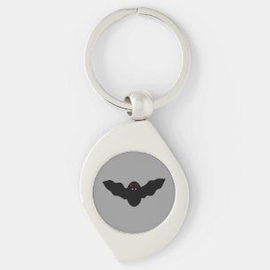 Creepy Halloween Vampire Bat Keychain