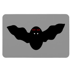 Creepy Halloween Vampire Bat Magnet