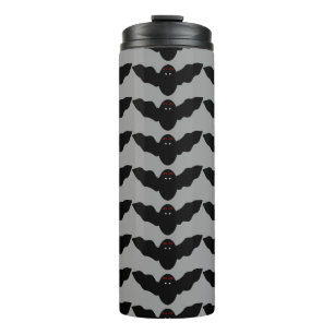 Creepy Halloween Vampire Bat Thermal Tumbler