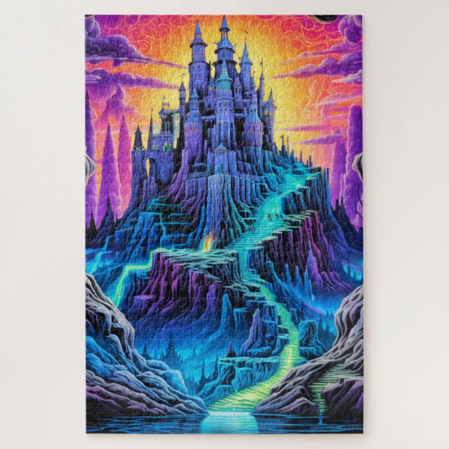 Creepy Haunted Manor | Happy Halloween Jigsaw Puzzle (Vertical)