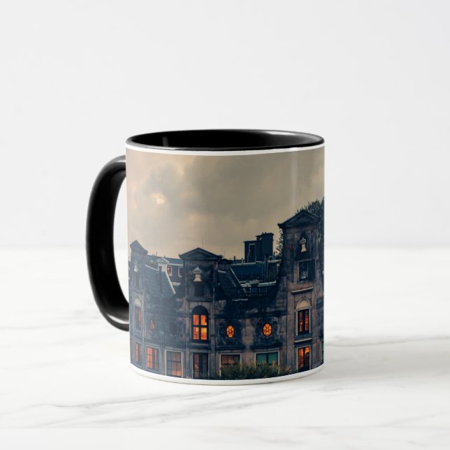 Creepy Haunted Mansion Photo Mug (Front Left)
