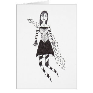 creepy heart girl