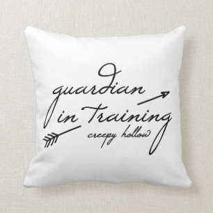 Creepy Hollow "guardian in training" pillow