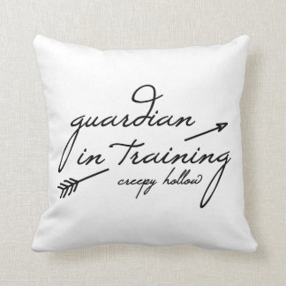 Creepy Hollow "guardian in training" pillow