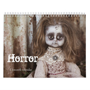 Creepy Horror 2025 Calendar