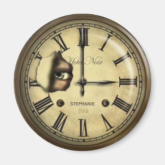 Creepy Hotel Clock Personalised Magnet