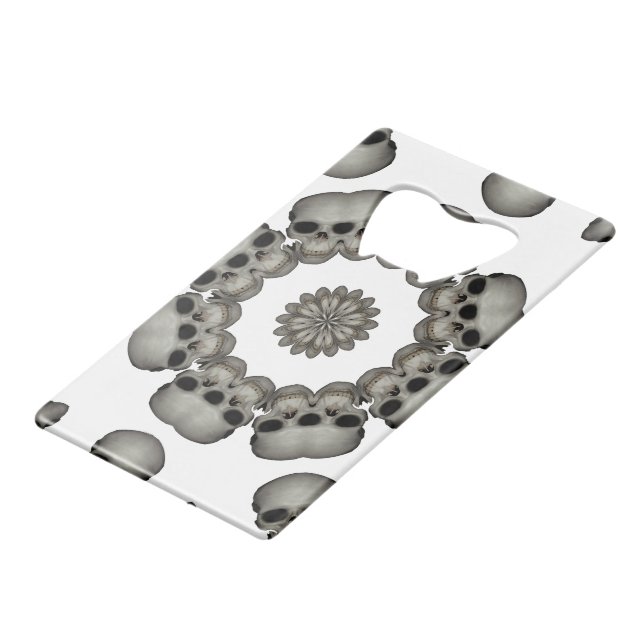 Creepy Human Skull Mandala (Back Angled)