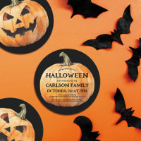 Creepy Jack-O-Lantern Pumpkin Halloween Party