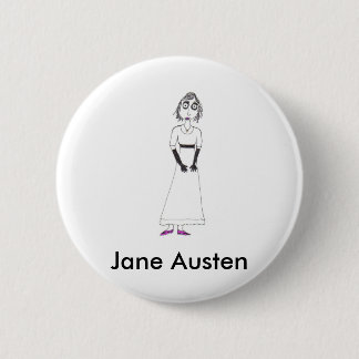 Creepy Jane Austen 6 Cm Round Badge