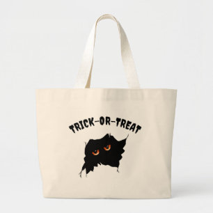 Creepy KiniArt Trick-or-Treat Large Tote Bag