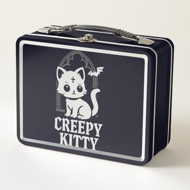 Creepy Kitty Lunch Box (Front)