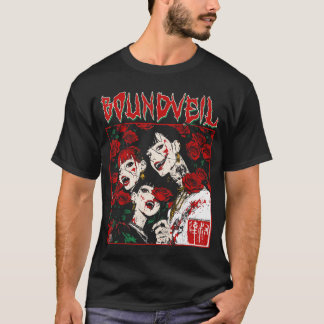 Creepy Manga Horror Anime Y2K Horror Alt Emo Goth  T-Shirt