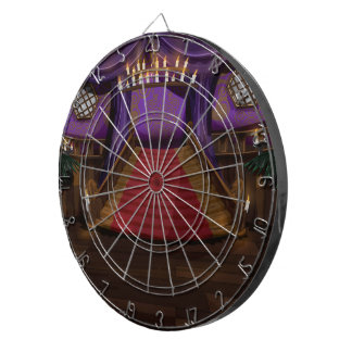 Creepy Mansion Stairway Dartboard