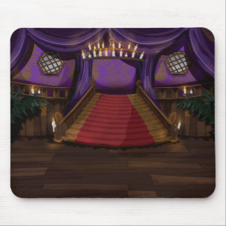 Creepy Mansion Stairway Mouse Mat