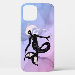 Creepy Mermaid Dark Fantasy Monster Goth iPhone 12 Case