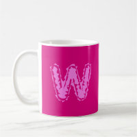 Creepy Monogram Pink on Pink