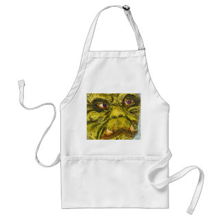 Creepy Morphed Turtle Monster Cartoon Standard Apron