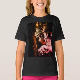 Creepy Mummy Wall Art – Dark Horror Portrait Print T-Shirt