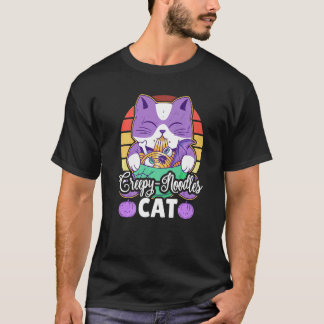 Creepy Noodles Cat T-Shirt