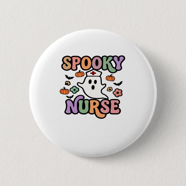 Creepy Nurse Classic T-Shirt 6 Cm Round Badge (Front)
