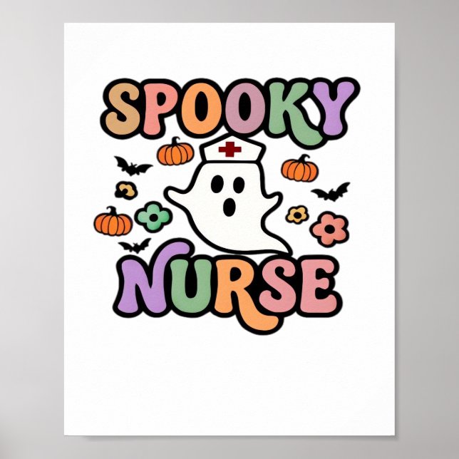 Creepy Nurse Classic T-Shirt Poster (Front)